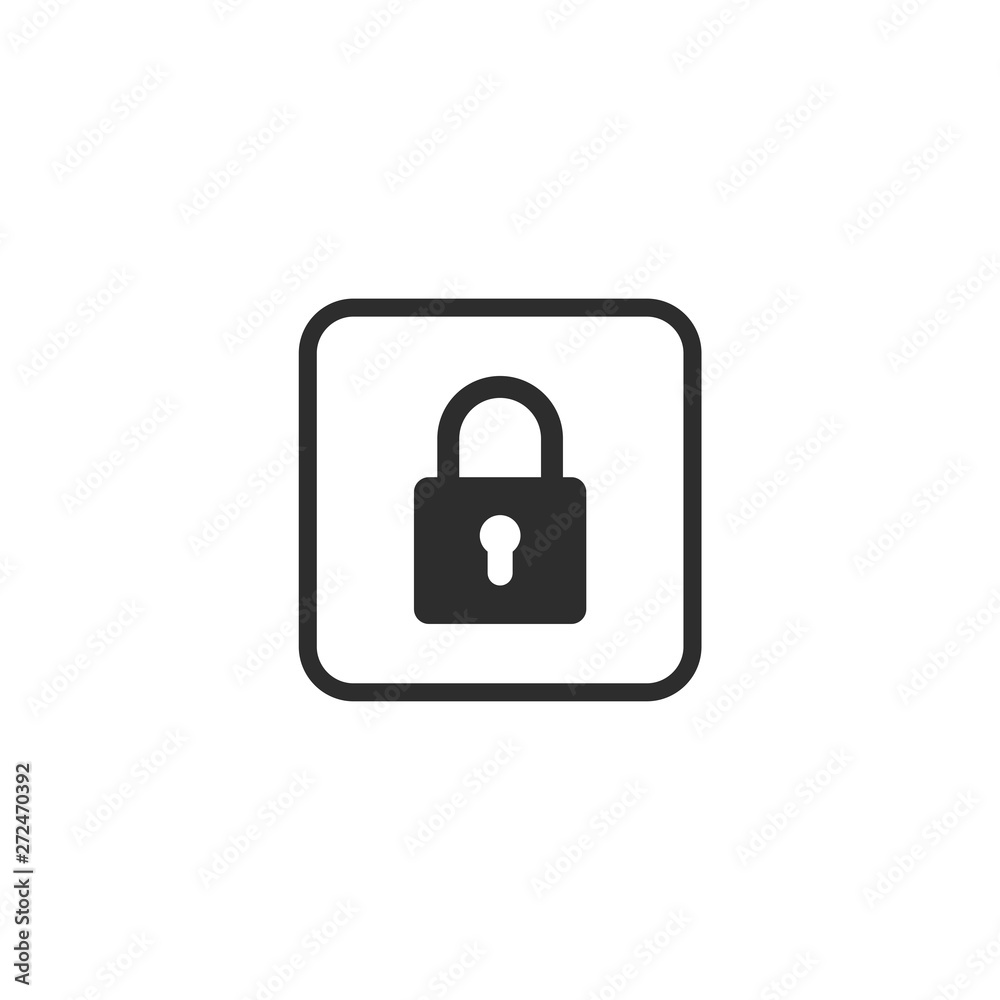 Aufkleber lock icon vector. encryption icon. lock icon in trendy flat style isolated. security symbol logo des
