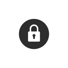 Lock icon vector. Encryption icon. Lock Icon in trendy flat style isolated. Security symbol logo design inspiration