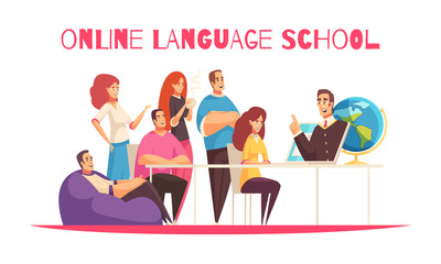 Online Language School Composition 