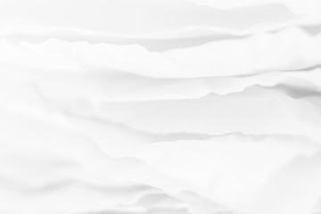 Closeup of white paper layers stack abstract art background. Blur cloudy sky effect. Copy space.