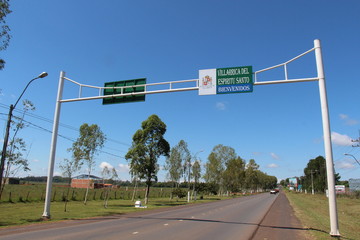 Villarrica Paraguay Schild