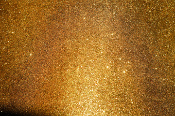 gold and white glitter abstract bokeh background Christmas	