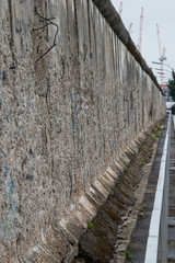 Remnants of the Old Berlin Wall in Berlin, Germany