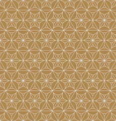 Seamless geometric pattern based on japanese ornament kumiko .