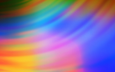 Light Multicolor vector background with wry lines.