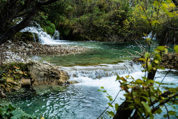 Autumn waterfall