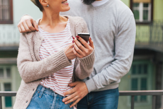 Couple spending time together outdoor