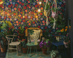 Bohemian living room