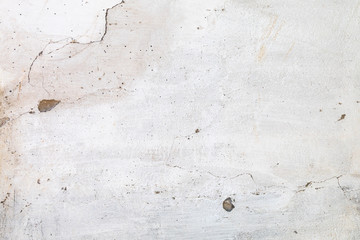 White Painted Cracked Concrete Wall Texture