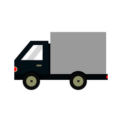 truck icon isolated on white background. illustration vector.