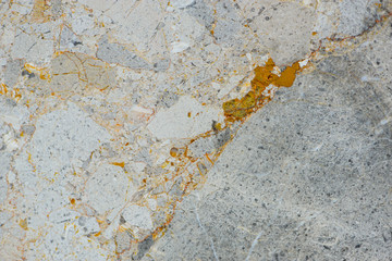 Texture of the cracked and scratched marble