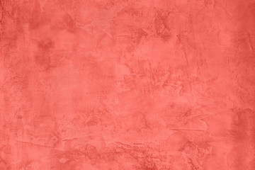coral colored Concrete textured background with roughness and irregularities