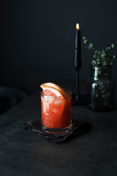 Pink Grapfruit Juice Cocktail