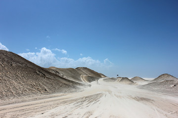 Naklejka premium riding dunes