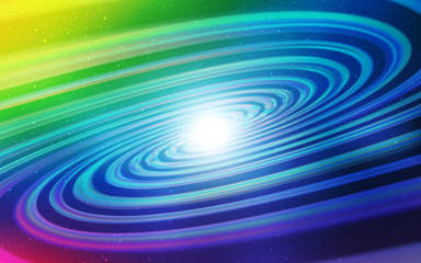 Fototapeta premium Light Multicolor vector pattern with night sky stars.