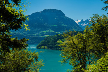 Lake of Lucerne. Brunnen. Switzerland