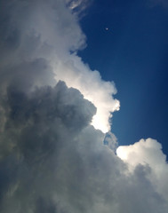 Cloud background.Rainy clouds.