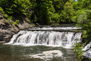 Fototapeta na wymiar Buttermilk Falls, New York, United States