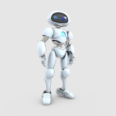 Obraz na płótnie Canvas 3d illustration of robot