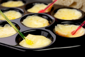 Melted Provolone chesse snacks