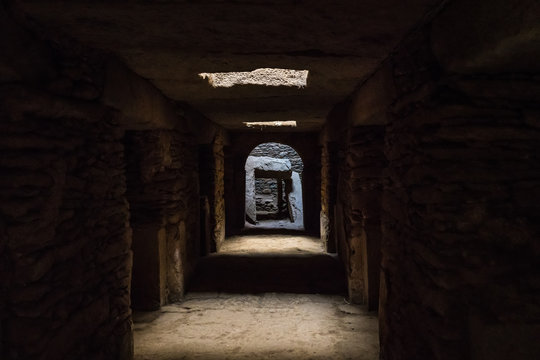 The Northern Stelae Park of Aksum, famous obelisks in Axum, Ethiopia