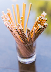 fancy straws for party event cocktail bar