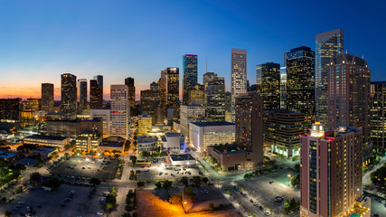 Houston City Skyline, Texas, USA