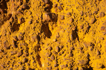 Red water in Rio Tinto, Huelva