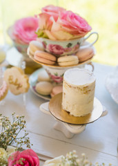 Sweets desserts spring summer theme table at event
