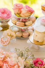 Sweets desserts spring summer theme table at event