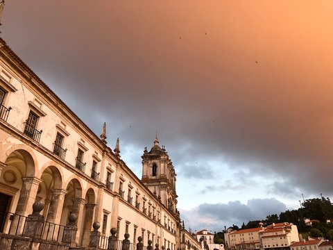 Beautiful Monastery | Dark Ominous Clouds