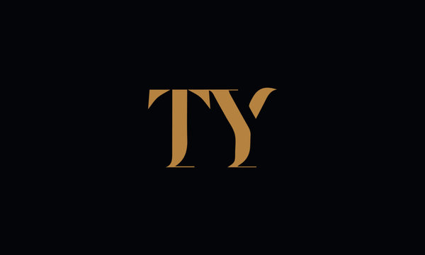 TY logo design template vector illustration