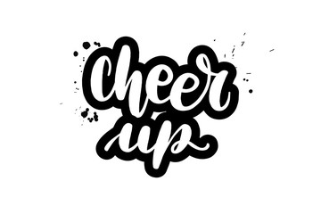 lettering cheer up