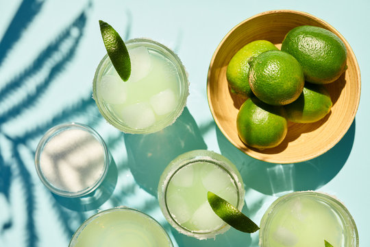 Margaritas on Tray