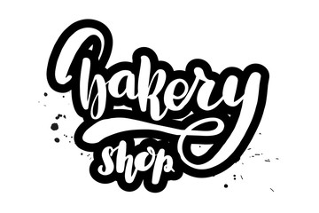 lettering bakery shop