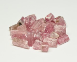 Pink Tourmaline natural raw gemstones