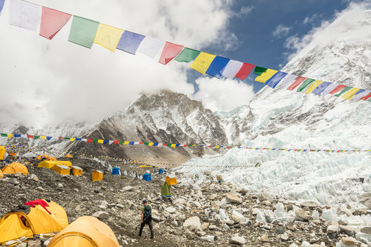 Prayer Flags at Everest Base Camp