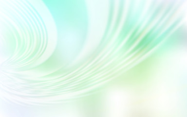 Light Green vector background with bent lines.