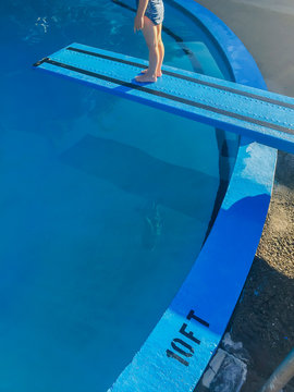 Child on Diving Board