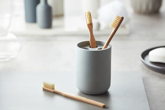 Bio bamboo toothbrushes.