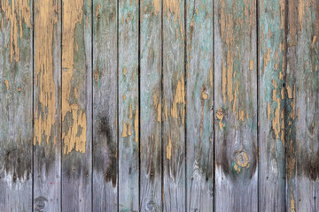 Old Weathered Grayish Wooden Planks