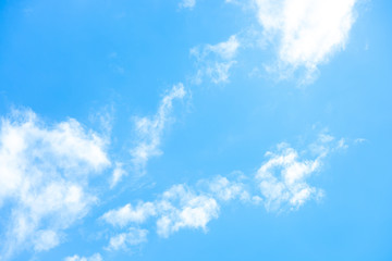 Naklejka na ściany i meble Blue sky with clouds, Bright sky day