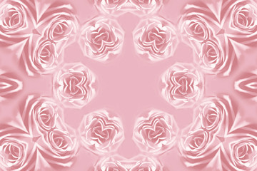 Abstract roses pattern