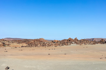 Landscape of El Teide National Park