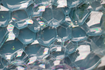 Slate Bubble Cells Background Texture. Hive like pattern with a fun neutral slate background. Interesting abstract texture full of hexagons.