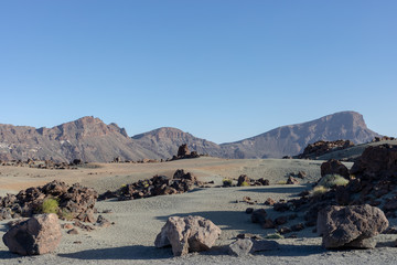 Landscape of El Teide National Park