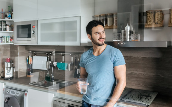 Young Man At Home