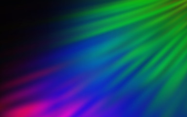 Dark Multicolor vector blurred pattern.