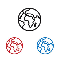Obraz premium World planet icon