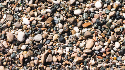 sea stones background pattern
